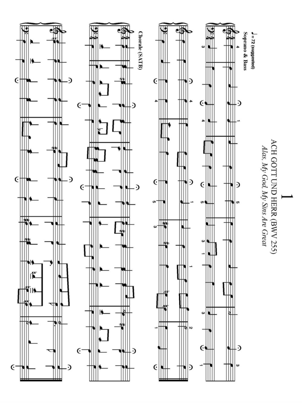 J.S. BACH: 24 Easy Four-Part Chorales — BachScholar®